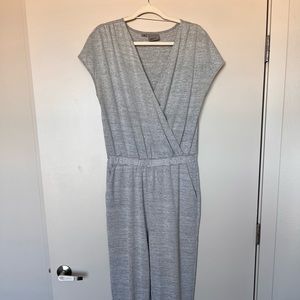 Casual grey jumpsuit